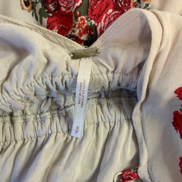 Free People Backless  Floral Mini-Dress - Picture 5 of 9